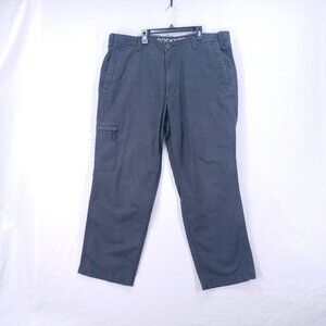 Dockers D3 Classic Fit Flat Front Punk Denim Cargo Wide Leg Pants W40 L30